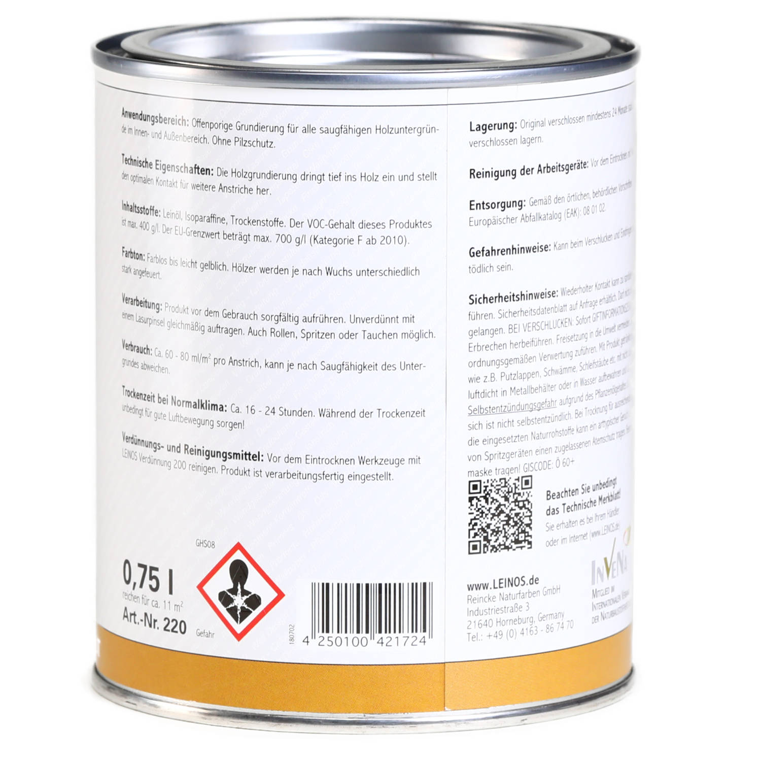Grundieröl 220 0,75l