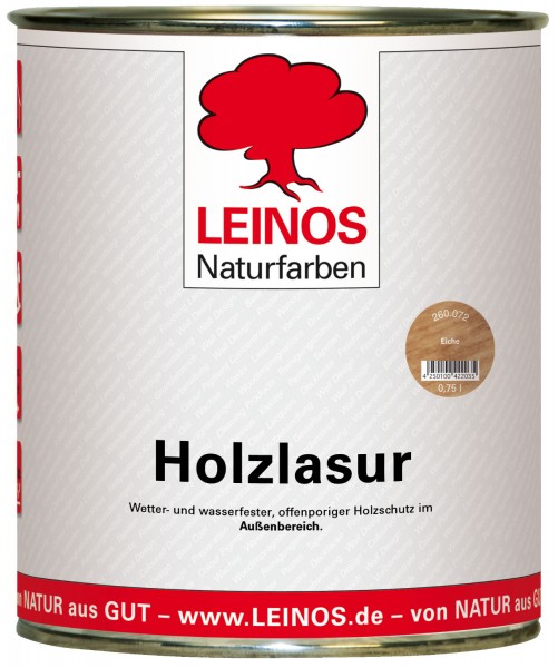 Holzlasur für außen 260 Eiche 0,75l