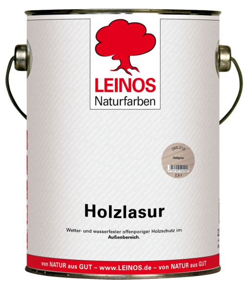 Holzlasur für außen 260 Hellgrau 2,5l