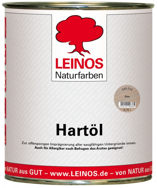 Hartöl 240 Grau 0,75l