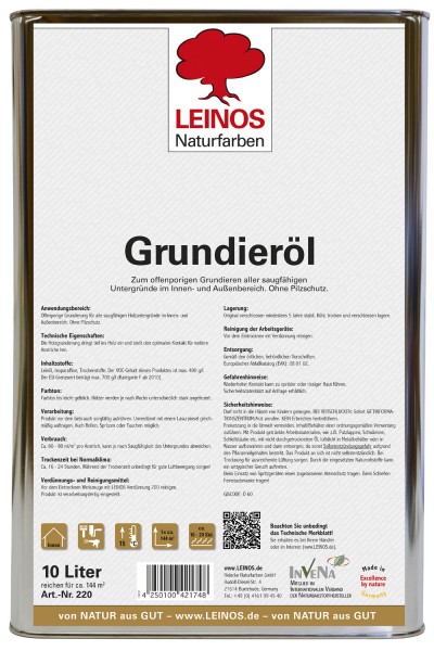 Grundieröl 220 10l