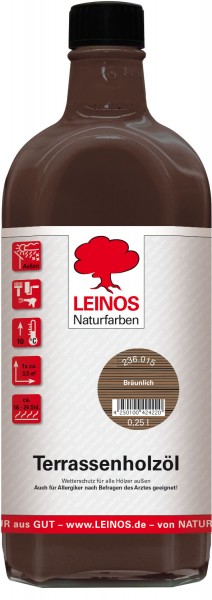 Terrassenholzöl 236 Bräunlich 0,25l