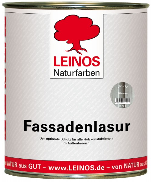 Fassadenlasur 264 Silbergrau 0,75l