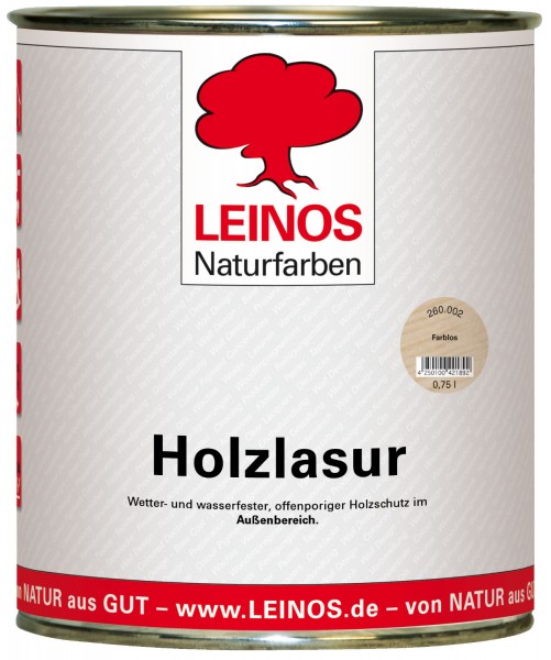 Holzlasur für außen 260 Farblos 0,75l