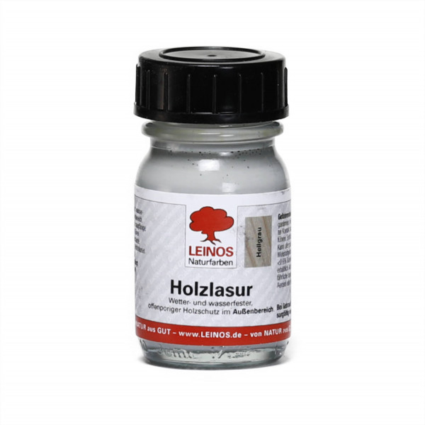 Holzlasur für außen 260 Hellgrau 30ml Probe